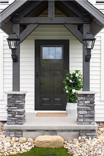 black door
