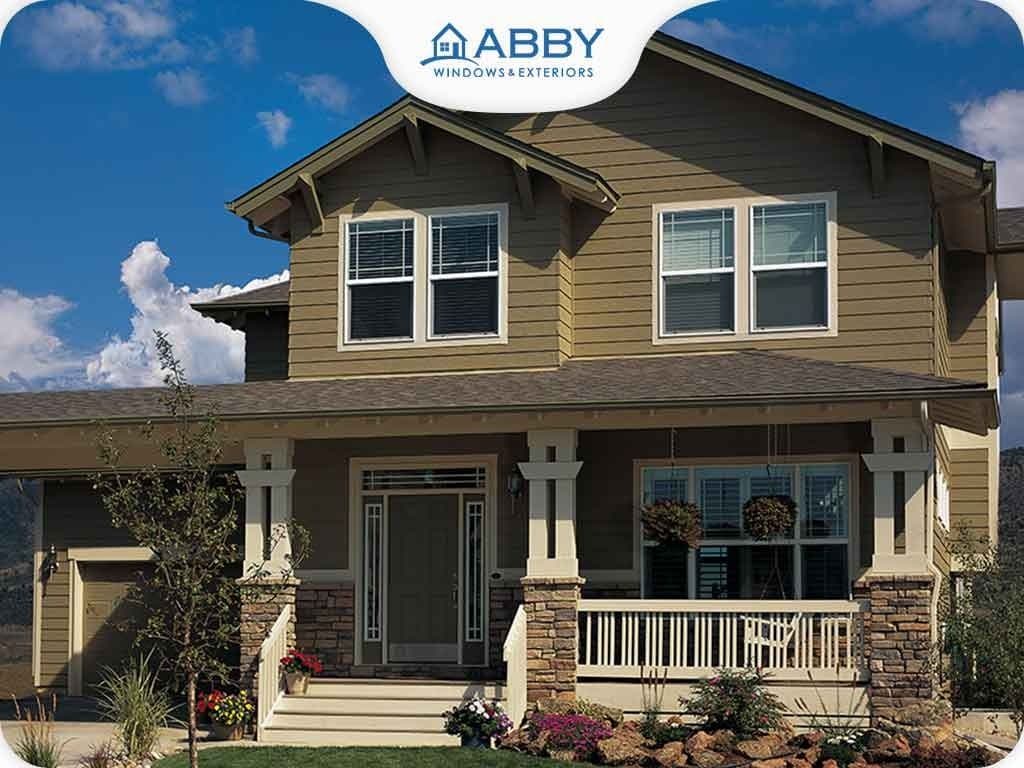 beige house