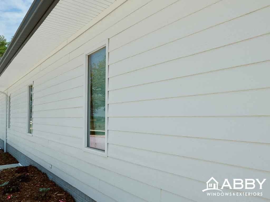white siding
