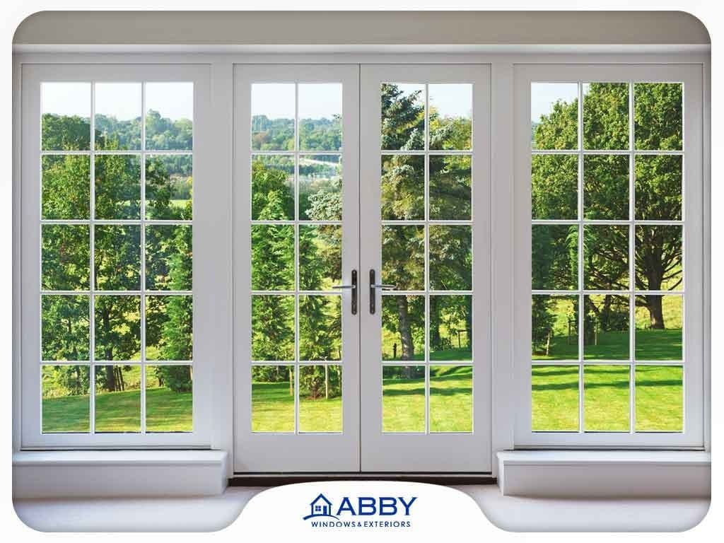 white window door