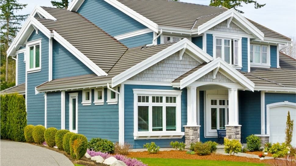 blue house