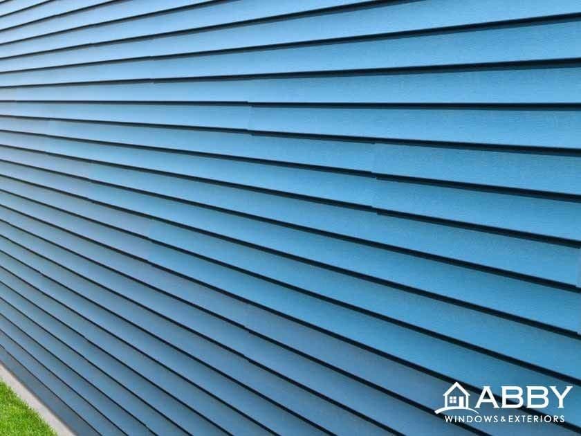 blue siding