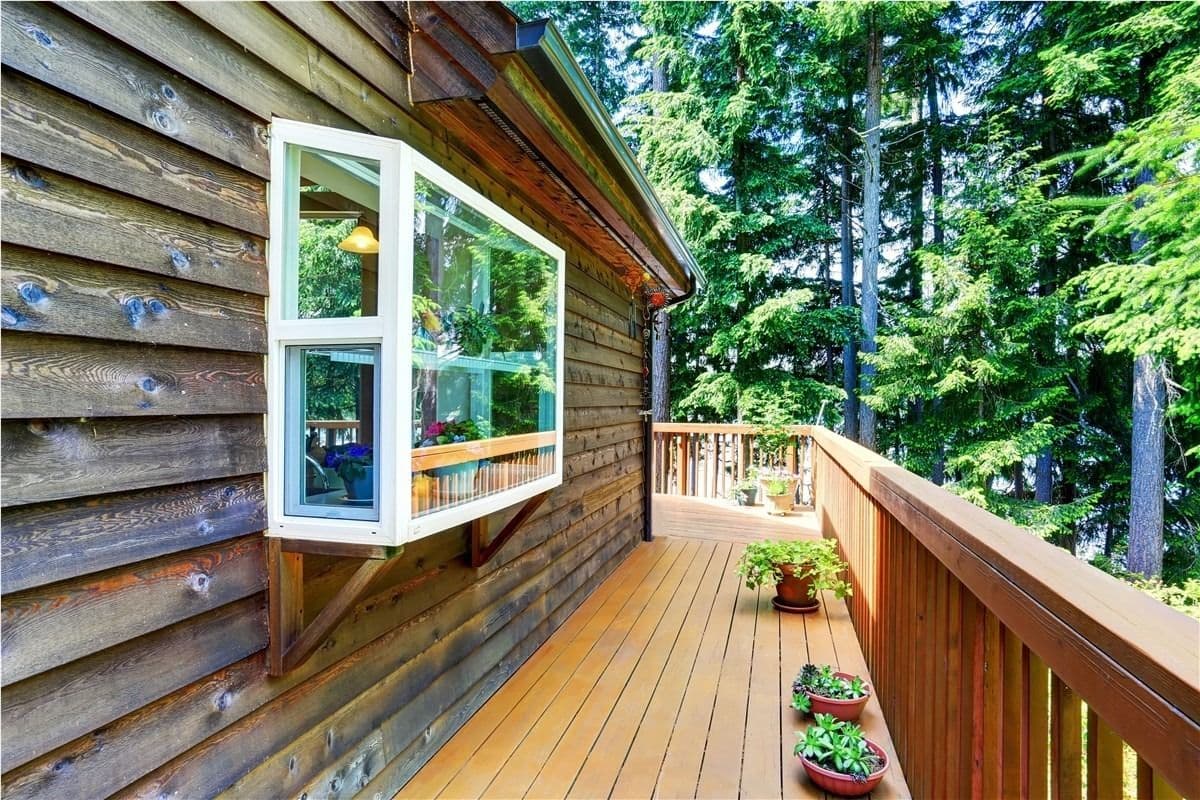 wood porch