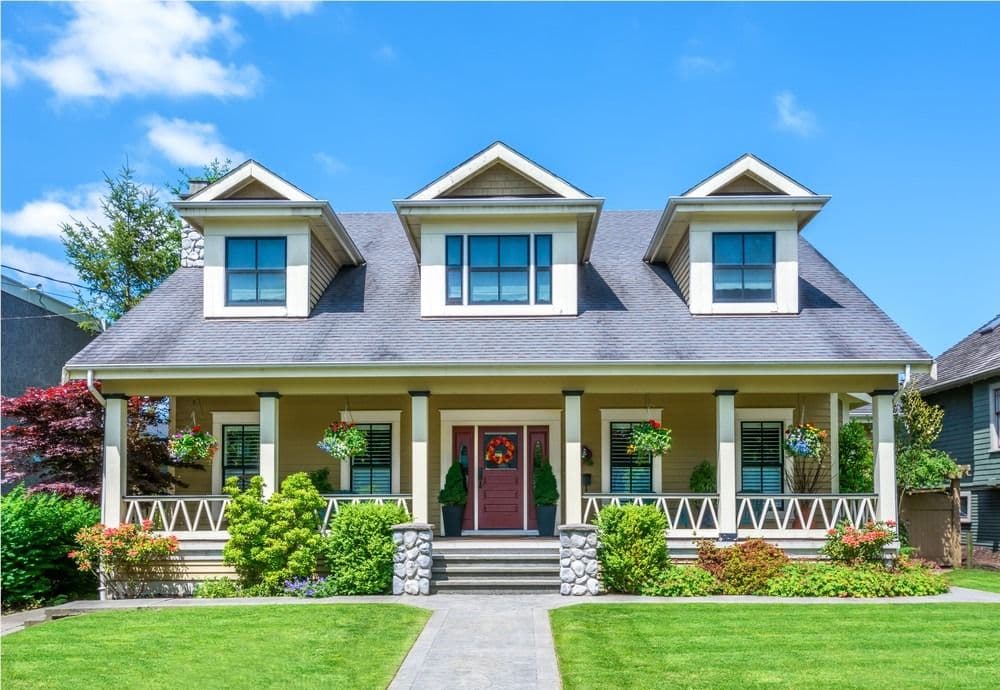 house with three windows